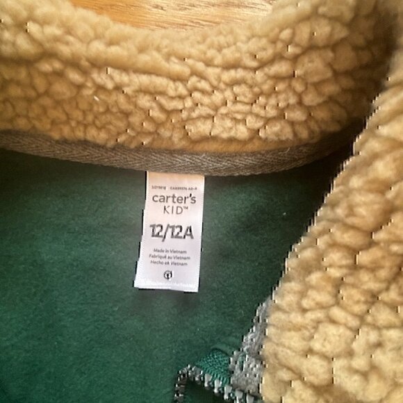 NWT Carter’s Half-Zip Pullover Sweater Size 12 (Boy) - Picture 4 of 5